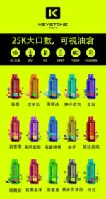 鑰石KEYSTONE FLEX-3 25000口煙彈彈主機|可注油電子煙：圖片 2